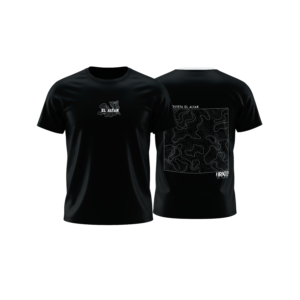 CAMISETA URKU CUMBRE- NEGRO / BLANCO